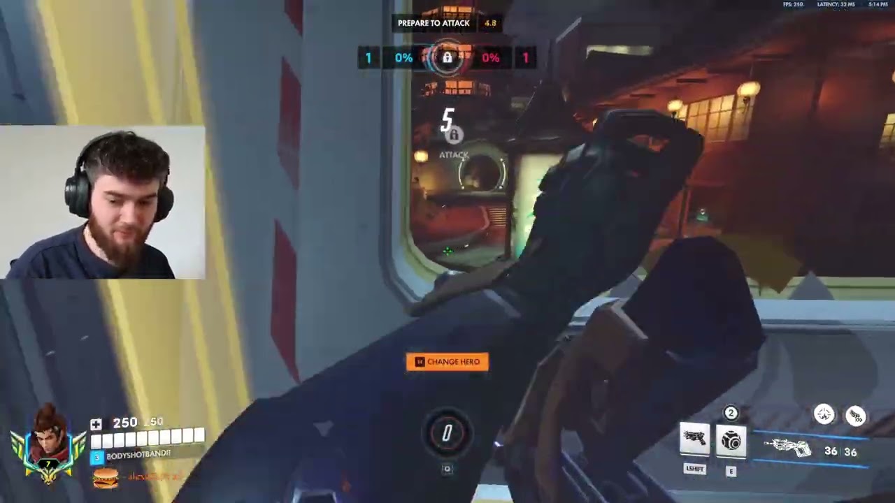 20k урона! 7-й ранг DPS! Геймплей за Дафрана Эмре в Overwatch, 1-й сезон, 5v5.