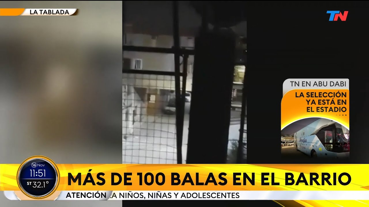 LA TABLADA I  Intenso tiroteo contra policias que patrullaban el barrio