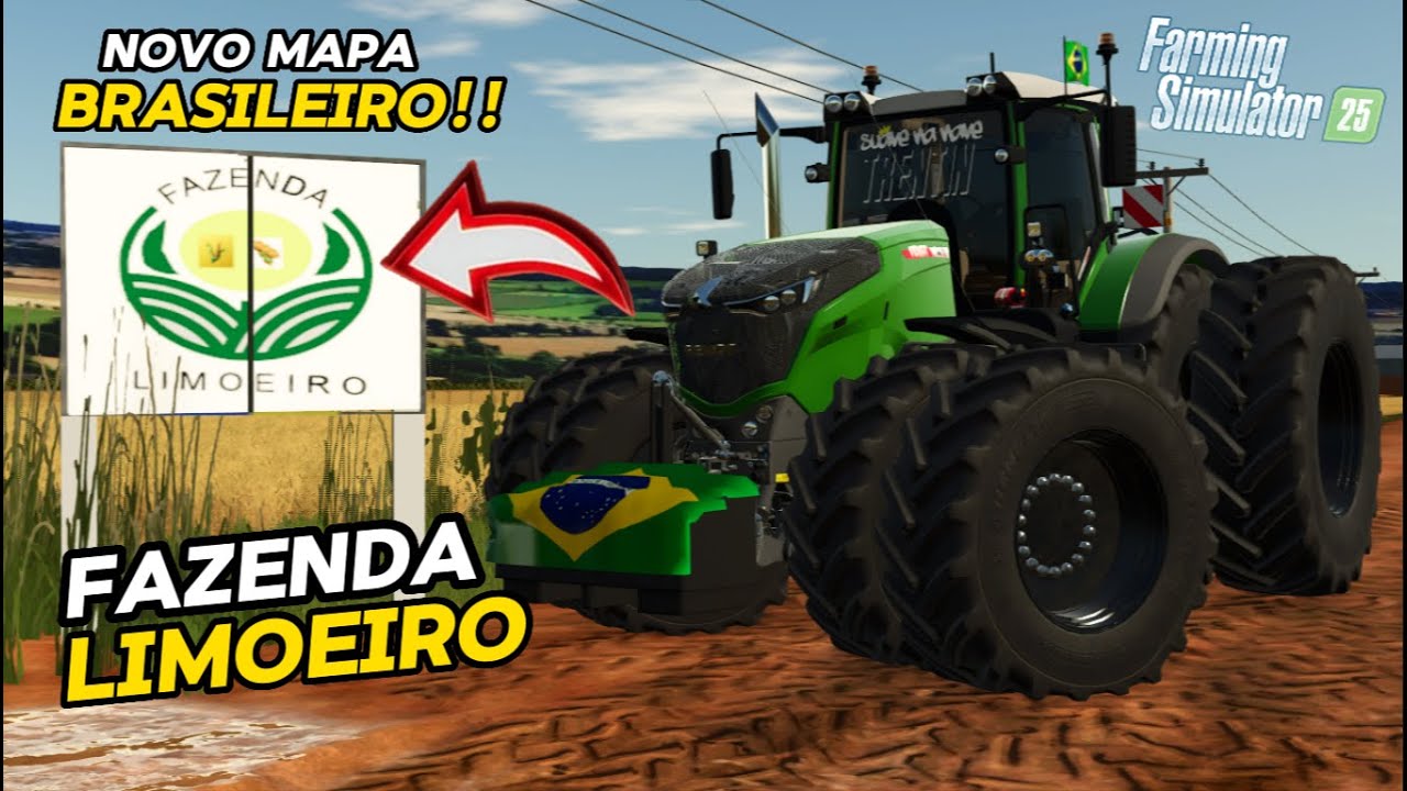 CONHECENDO O MAPA FAZENDA LIMOEIRO V1 PC +DOWNLOAD LIBERADO NO FARMING SIMULATOR 25 !