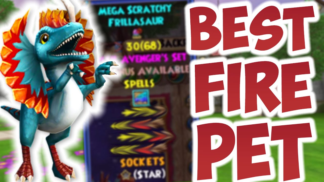 MAKING THE BEST FIRE PET IN WIZARD101!!