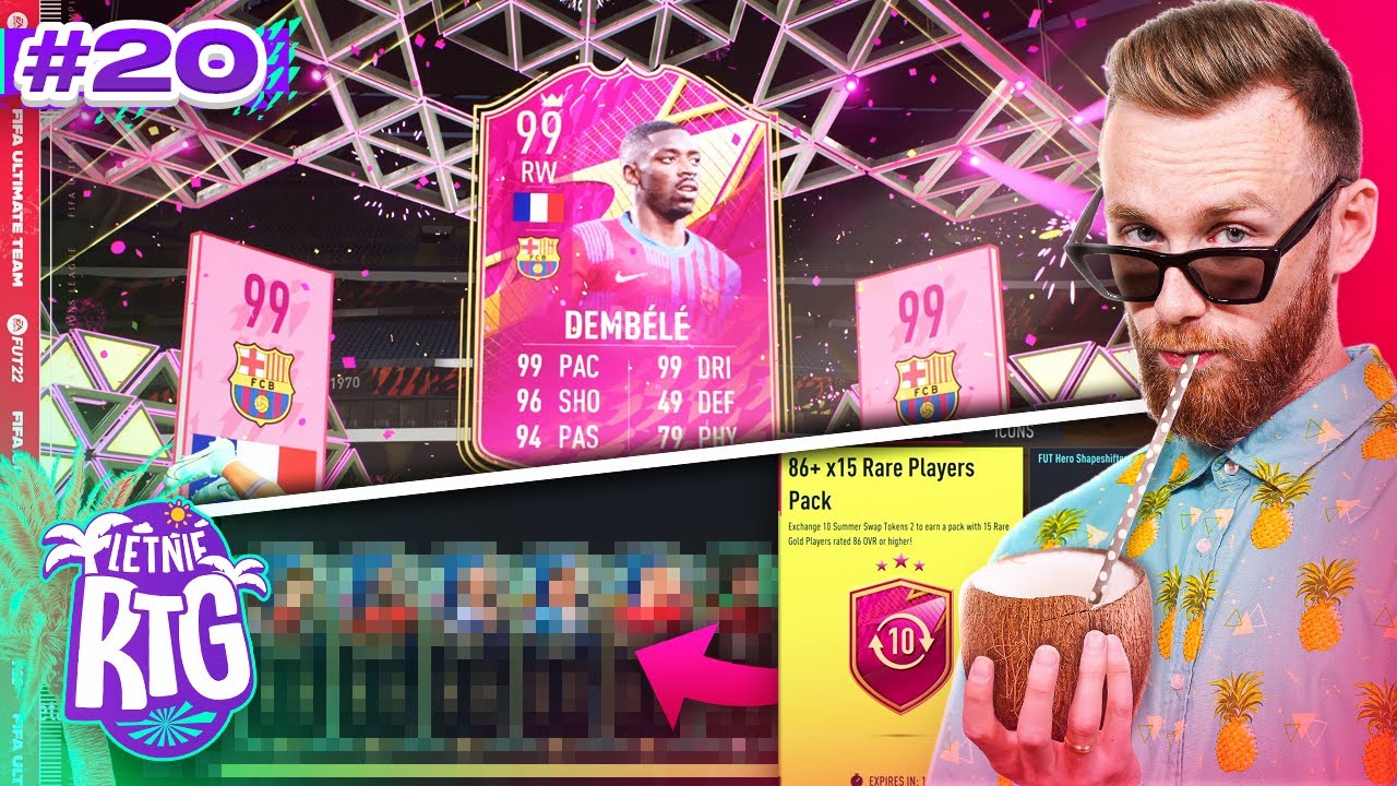 OTWIERAMY PACZKĘ 86+ x15 I ROBIMY DEMBELE 99! | [#20] LETNIE RTG FIFA 22