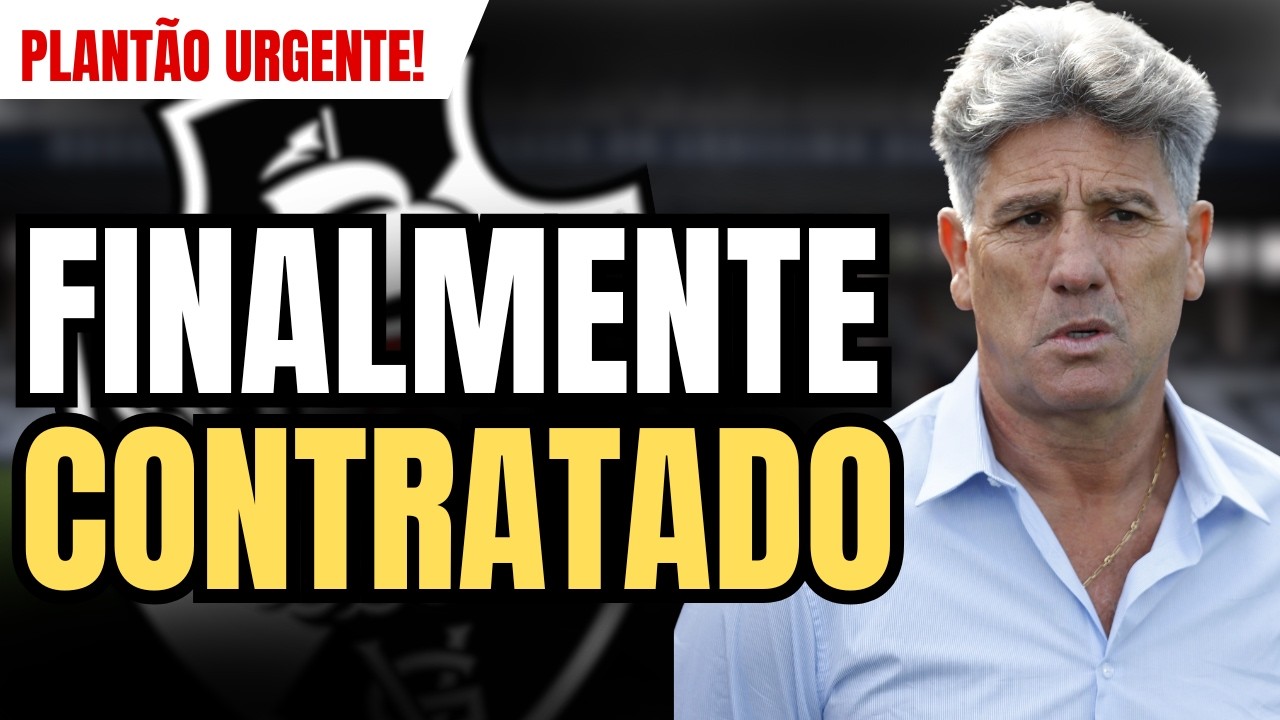 VASCO FECHOU COM RENATO GAUCHO! NOVO TREINADOR ASSUME AMANHÃ!