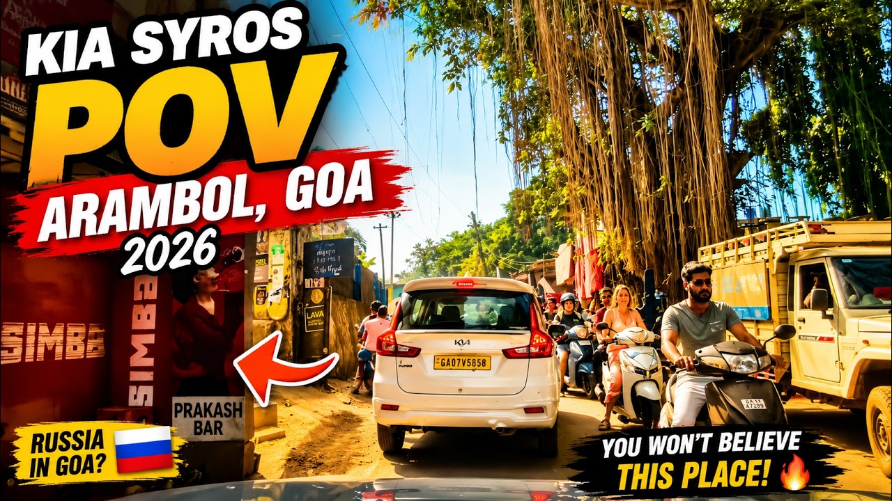 POV Kia Syros | Goa | Arambol 2026