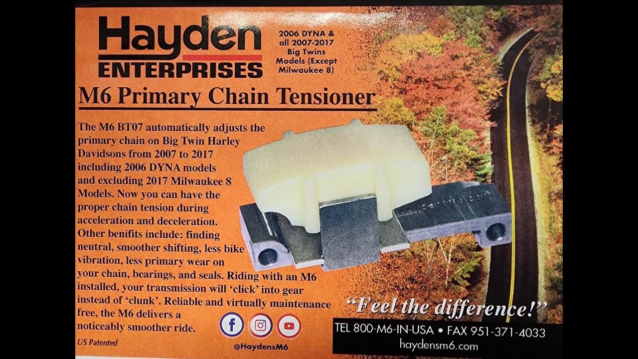 Harley Manuel Chain Tensioner? Or Hayden Automatic Adjuster?