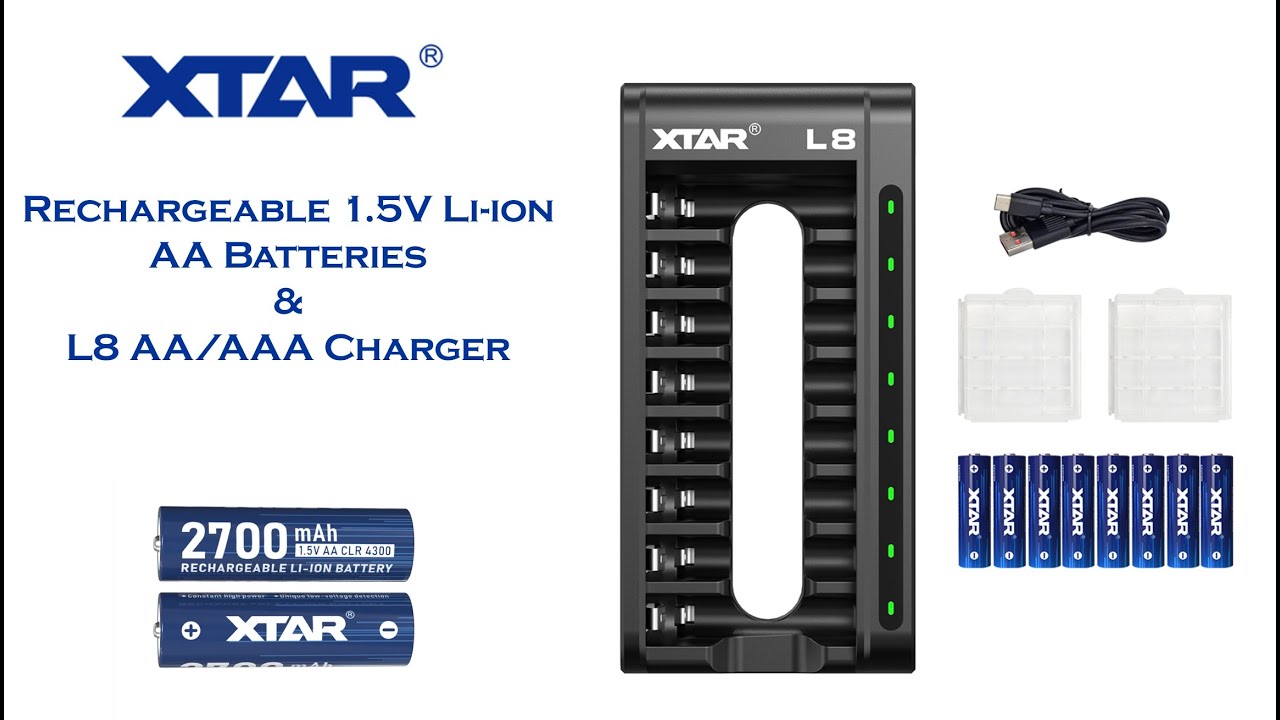 Xtar 1.5v Batteries and Charger
