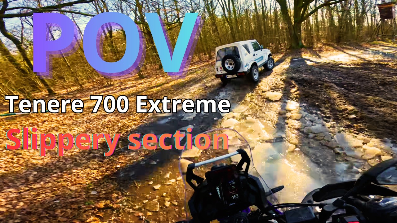 End of Winter Ride | Tenere 700 Extreme & Suzuki Samurai in the Mud | POV