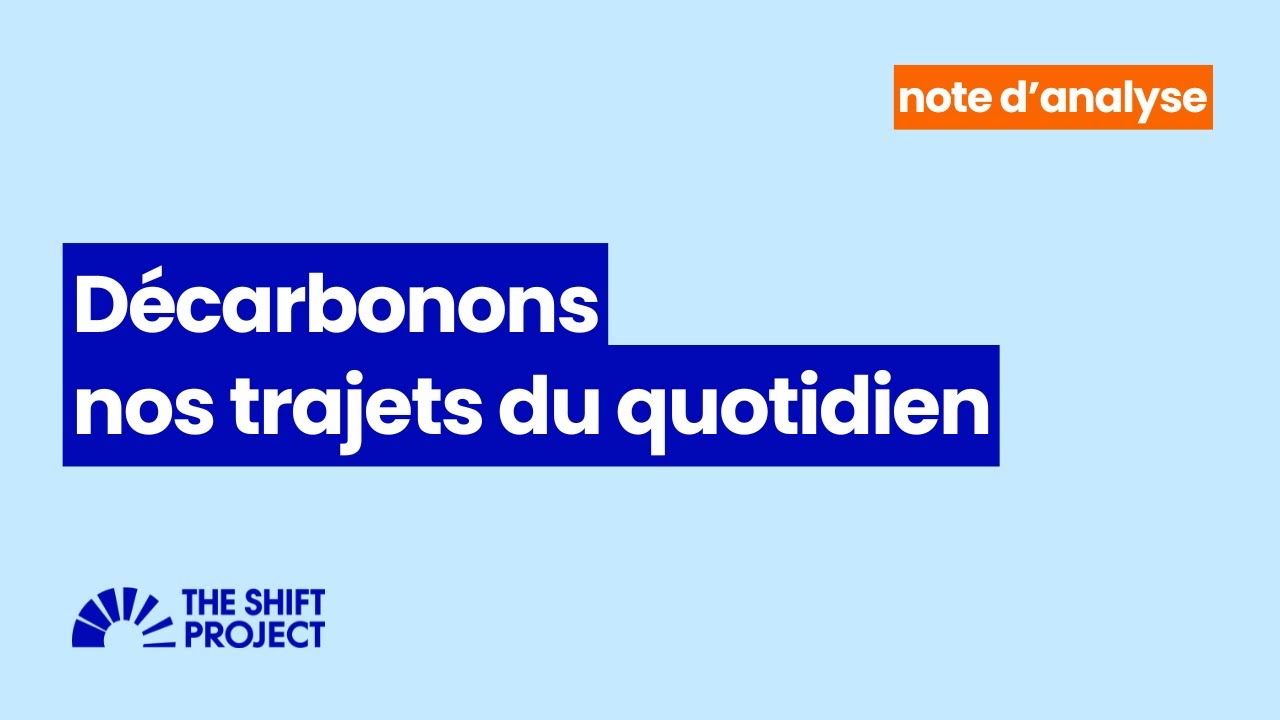 Décarboner nos trajets du quotidien : comprendre pour agir