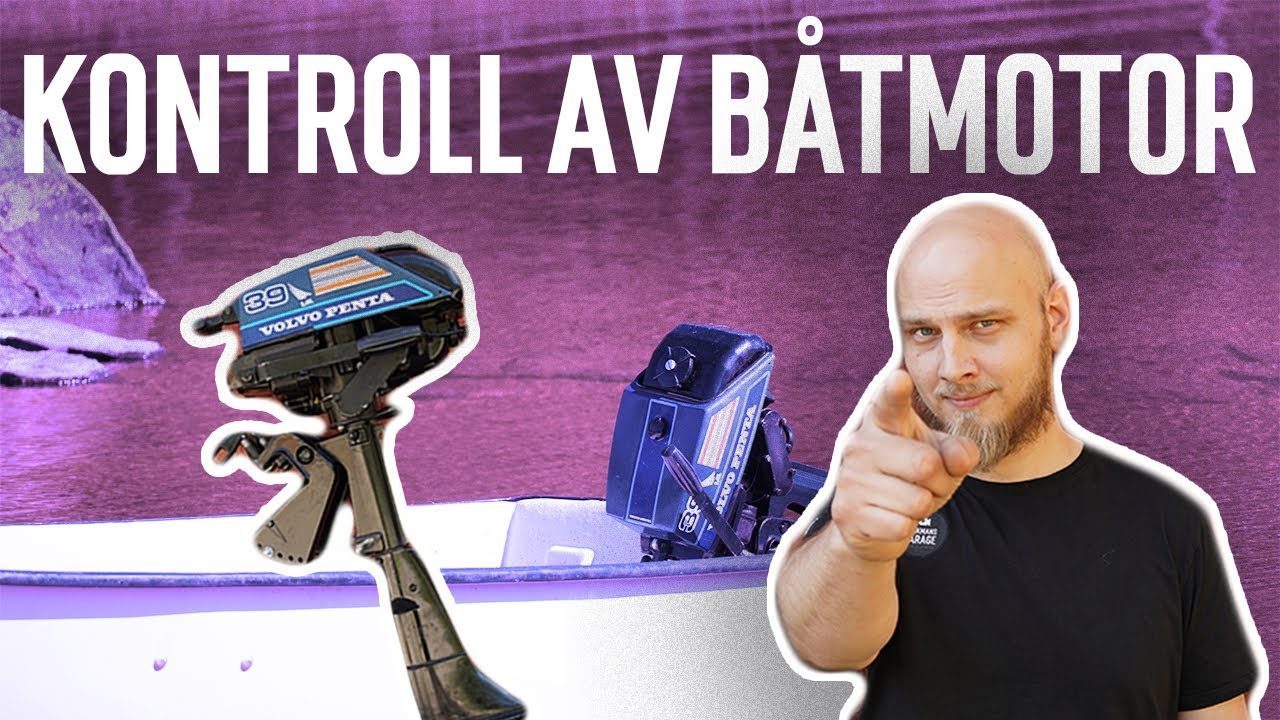 VÅRSERVICE AV BÅTMOTOR (VOLVO PENTA 39 UTOMBORDARE)
