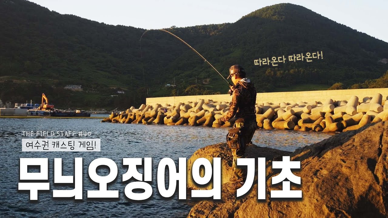 무늬오징어 채비와 캐스팅! 기초를 알아보자_[THE FIELD STAFF_NS_40편 엄장수]