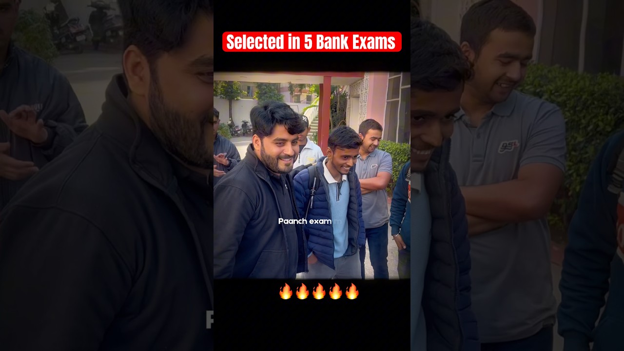 Selected in 5 Bank Exams🔥🔥🔥🔥🔥 #Vishalsirog