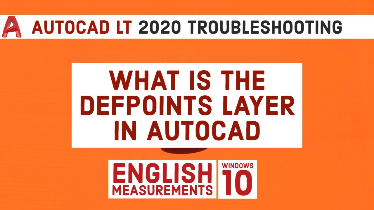 Что такое слой Defpoints в Autocad | Учебное пособие по Autocad LT для начинающих