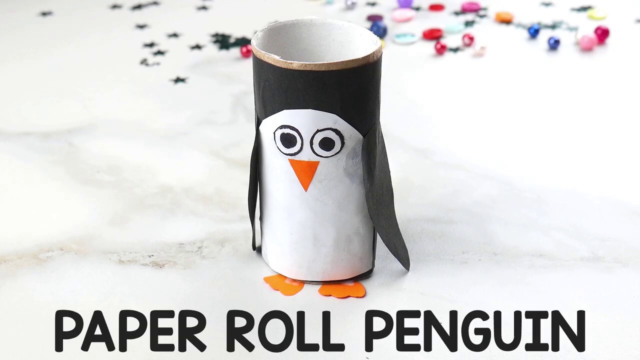 Paper Roll Penguin Craft – Winter Crafts for Kids