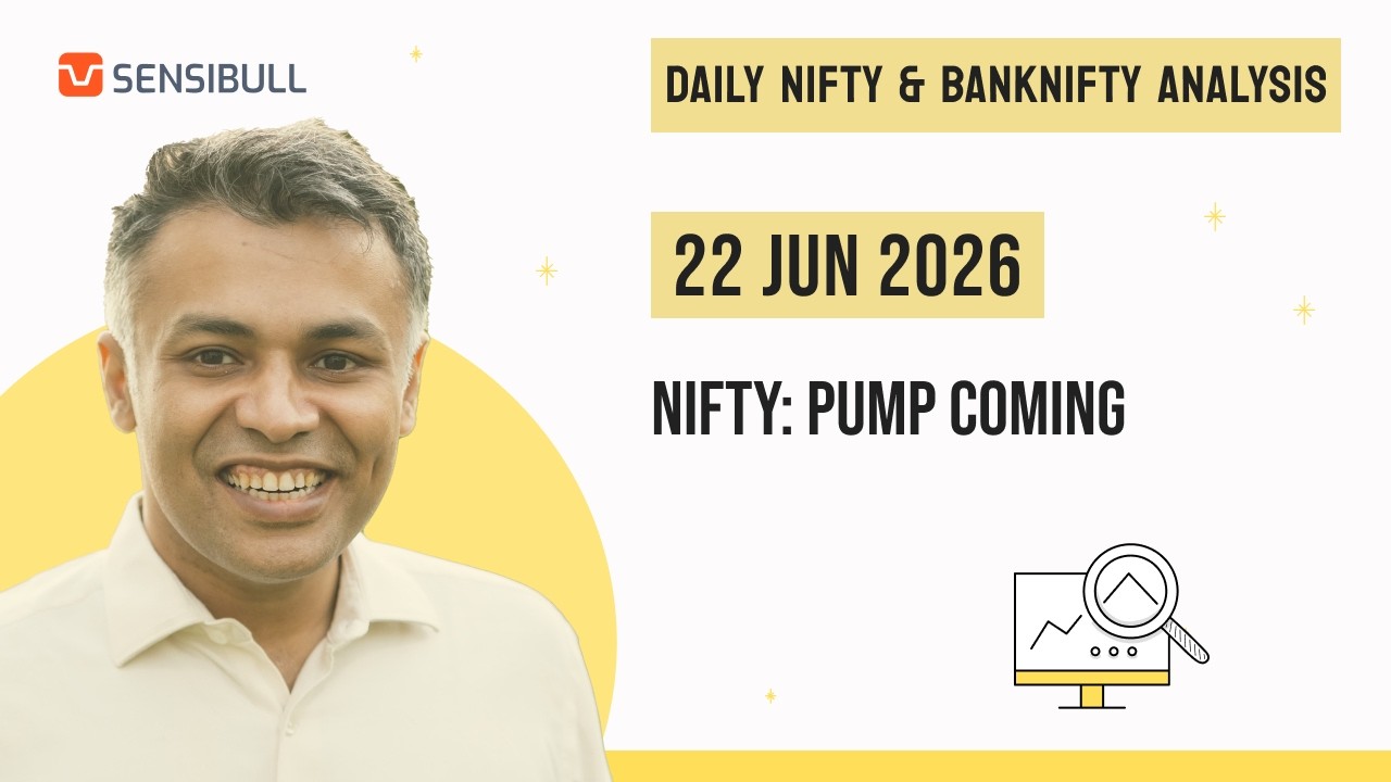 Анализ NIFTY и BANK NIFTY на завтра | Прогноз фондового рынка | 22 июня 2026 г., понедельник
