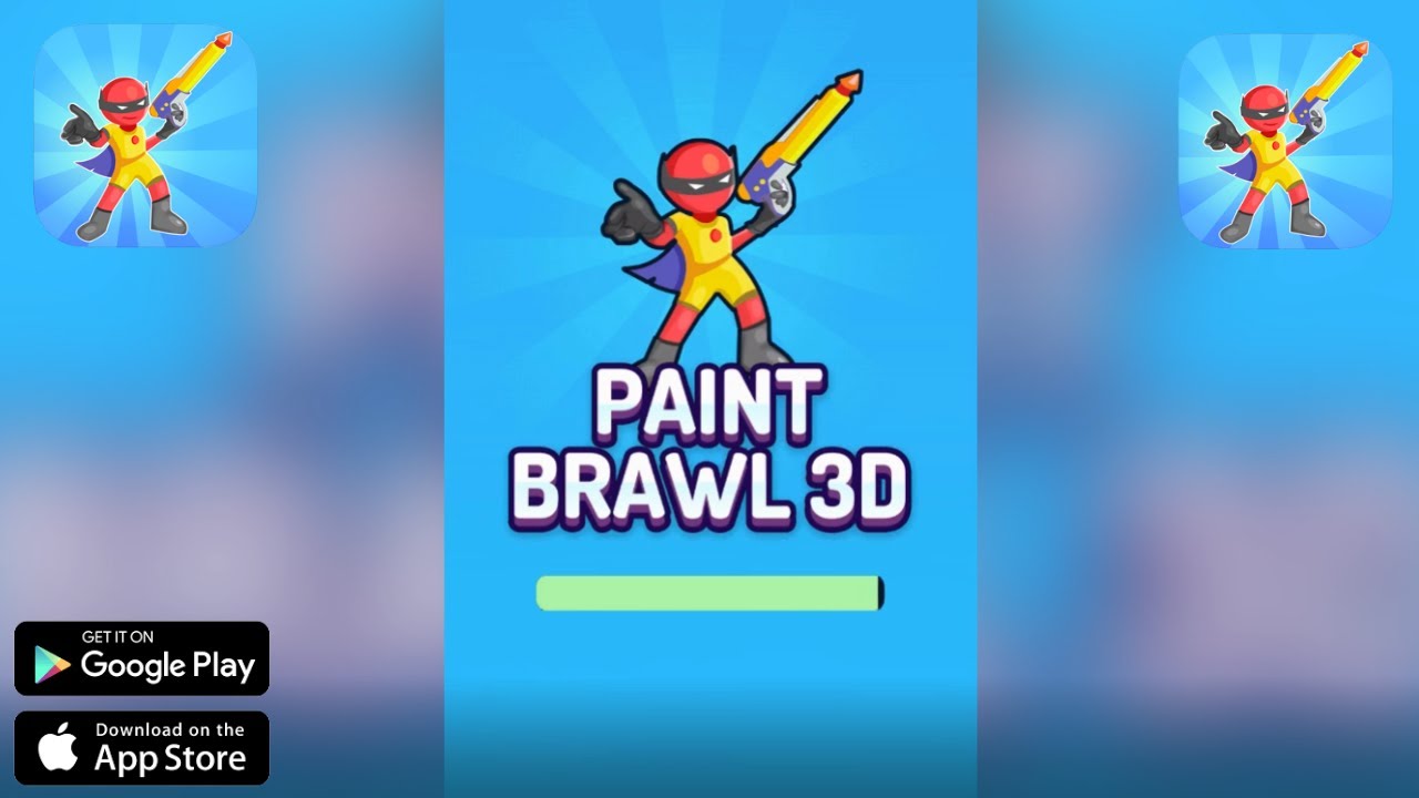 Paint Brawl 3D Gameplay - Android/IOS