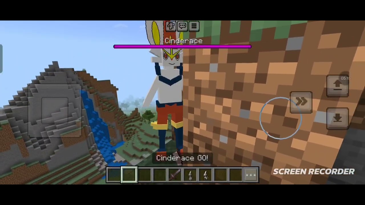 Pokémon Minecraft mod.