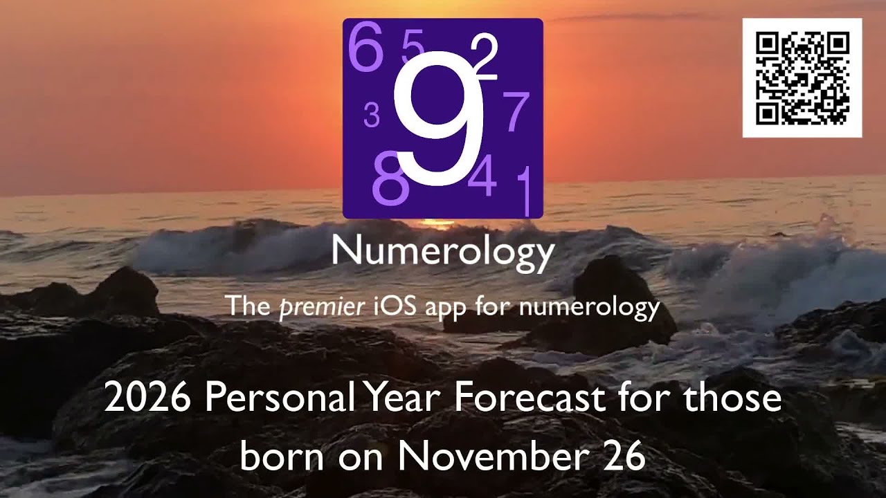 Numerology 2026 Personal Year Forecast for November 26 Birthday
