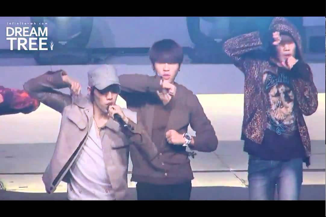 111007 - Infinite 'Paradise' Dry Rehearsal @ Music Bank (Woohyun Focus)