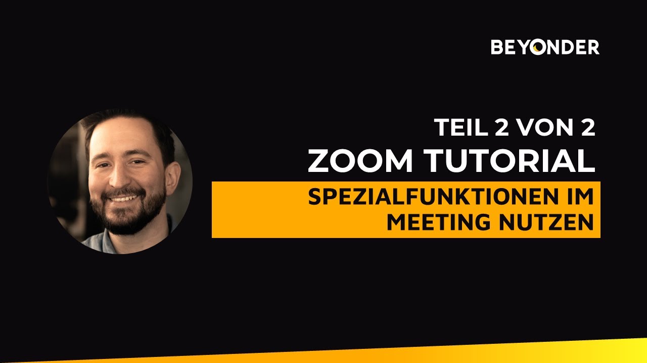 Zoom Tutorial: Extra Funktionen (Teil 2) als Host nutzen