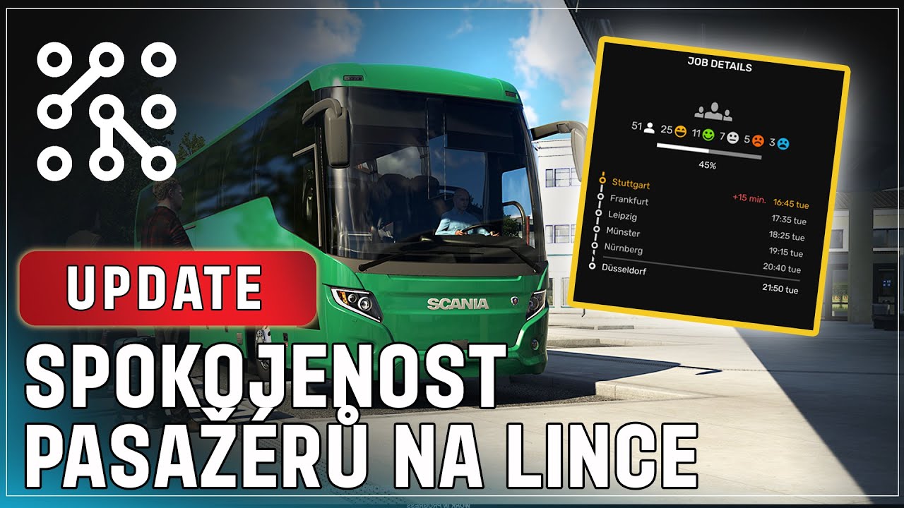 Nové infomrace o linkách | DLC COACHES | EURO TRUCK SIMULATOR 2 CZ | ETS2