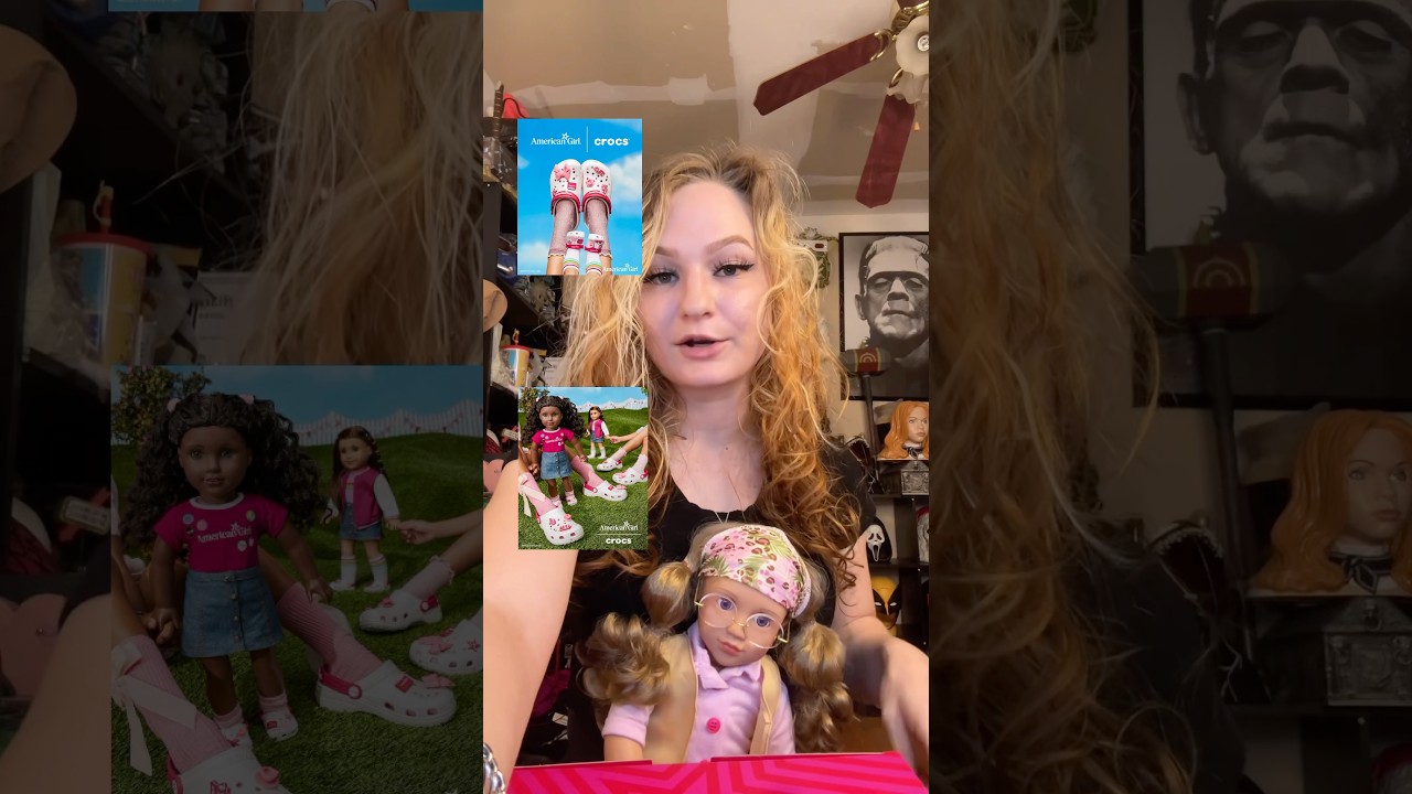 Кроксы для куклы American Girl?! 👀 