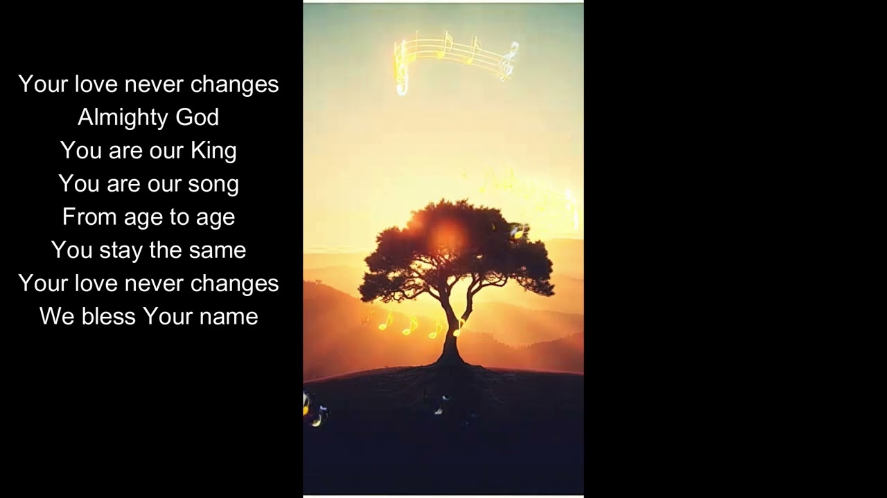 Your love never changes