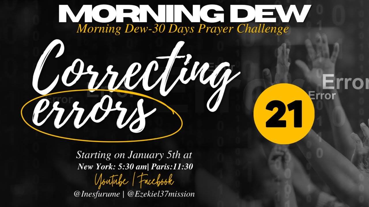 THE MORNING DEW- 30 days Prayer Challenge with Dr. Ines Furume