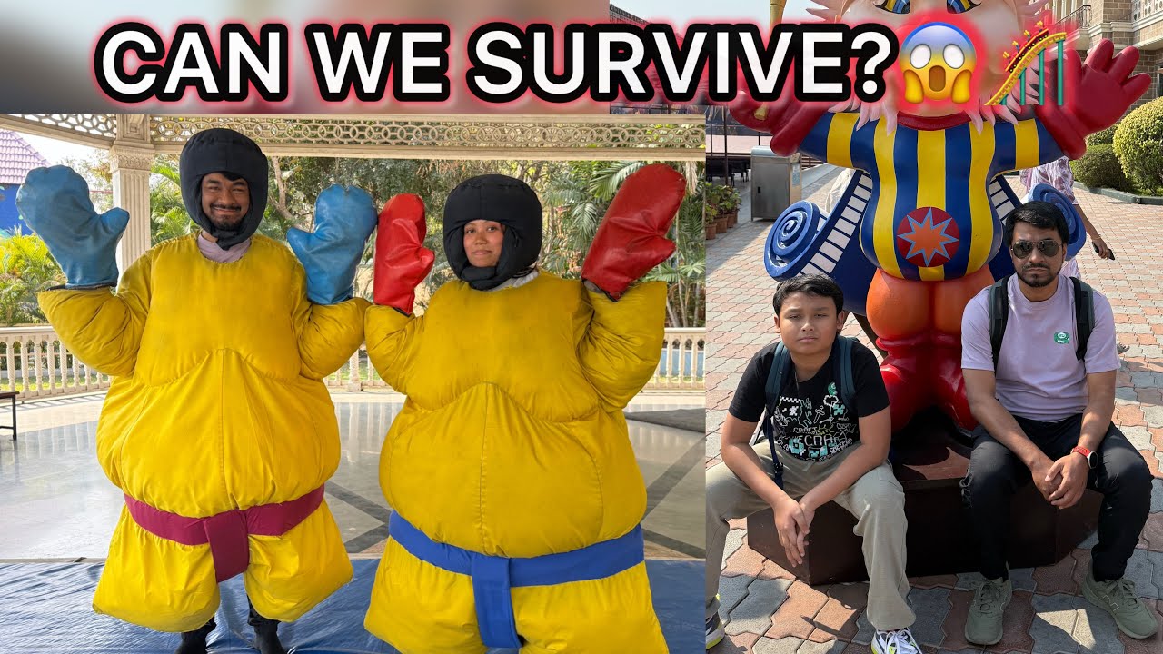 Can We Survive Sahas Adventure? 😱 Ramoji Film City Extreme Rides