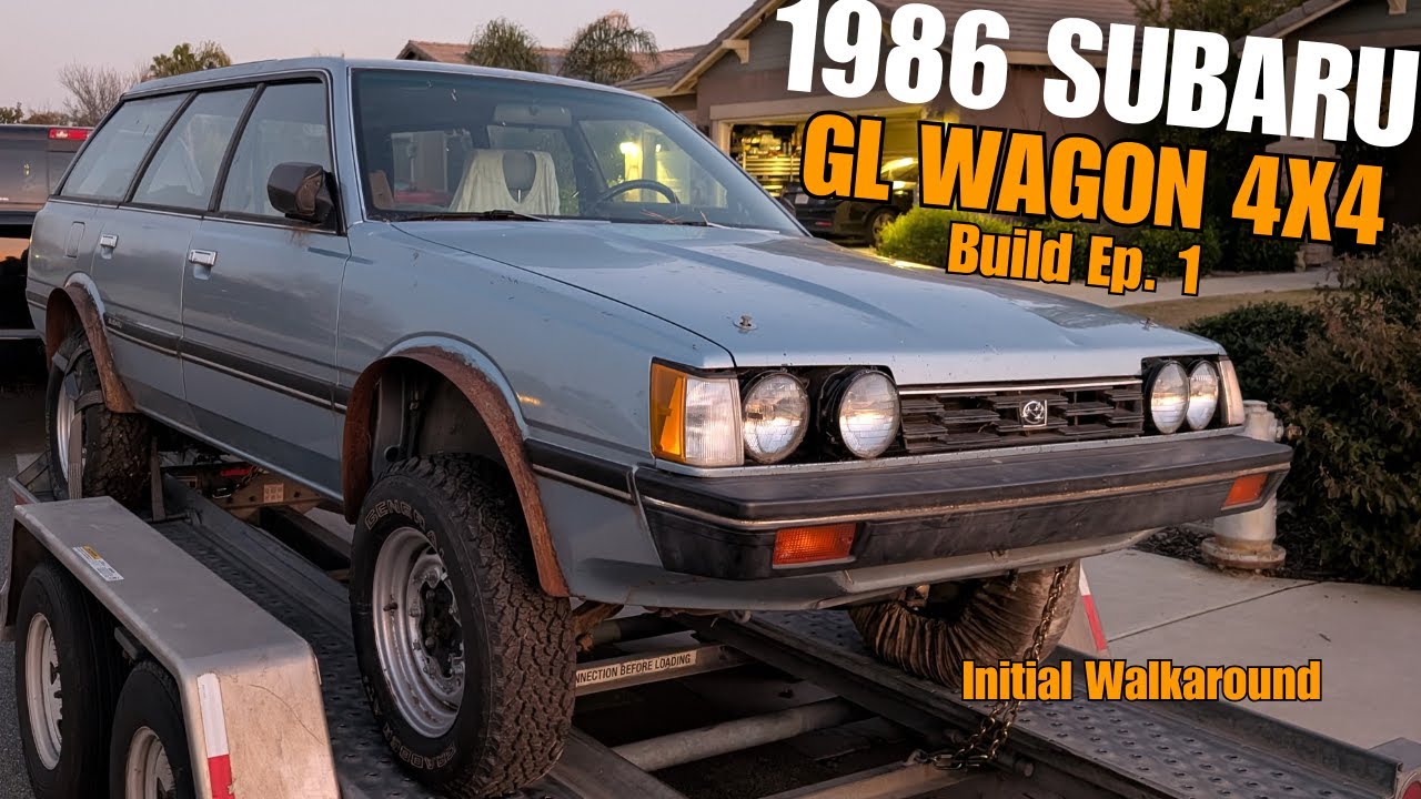 1986 Subaru GL Wagon Build - Road and Reel Project Build Ep. 1