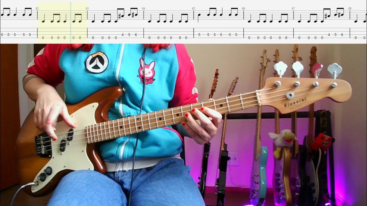 ZZ Top - Got Me Under Pressure (Bass Cover With Tabs)