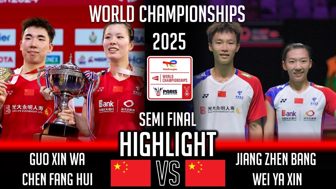 GUO Xin Wa /CHEN Fang Hui vs JIANG Zhen Bang /WEI Ya Xin | World Championships 2025 Badminton