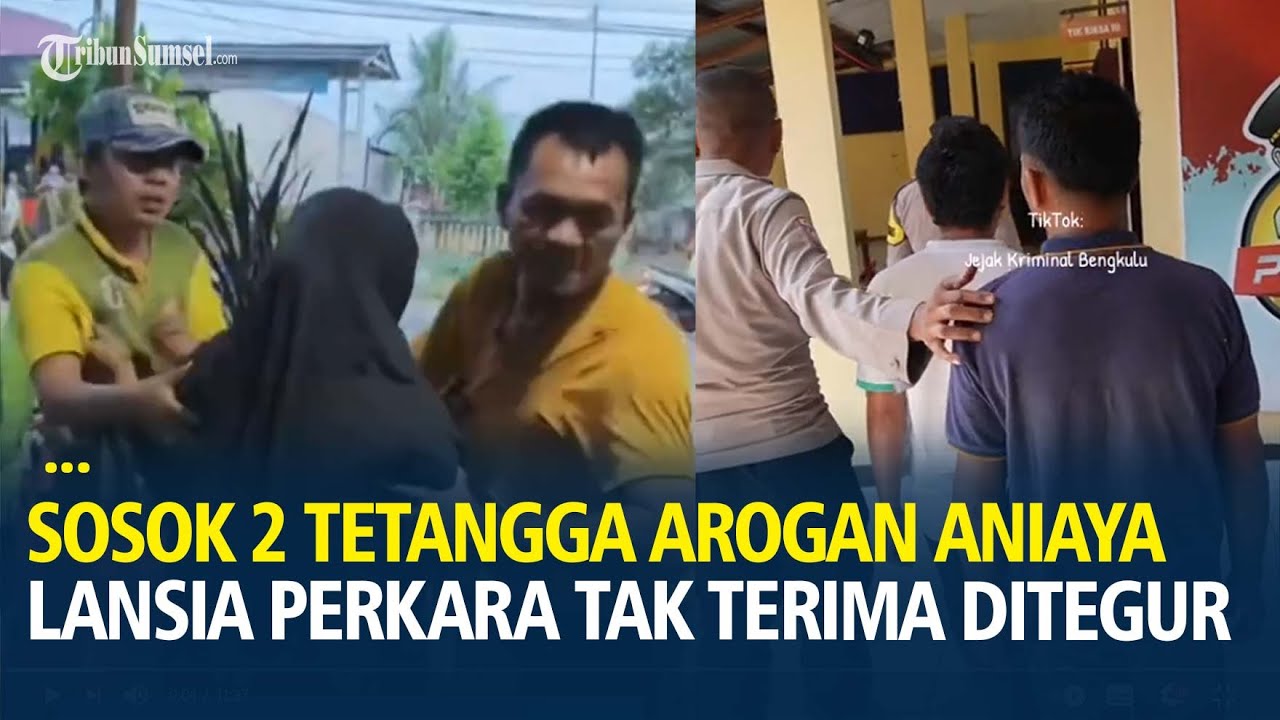 Sosok 2 Tetangga Arogan Aniaya Lansia Perkara Tak Terima Ditegur Air Rembes, Kini Ditangkap