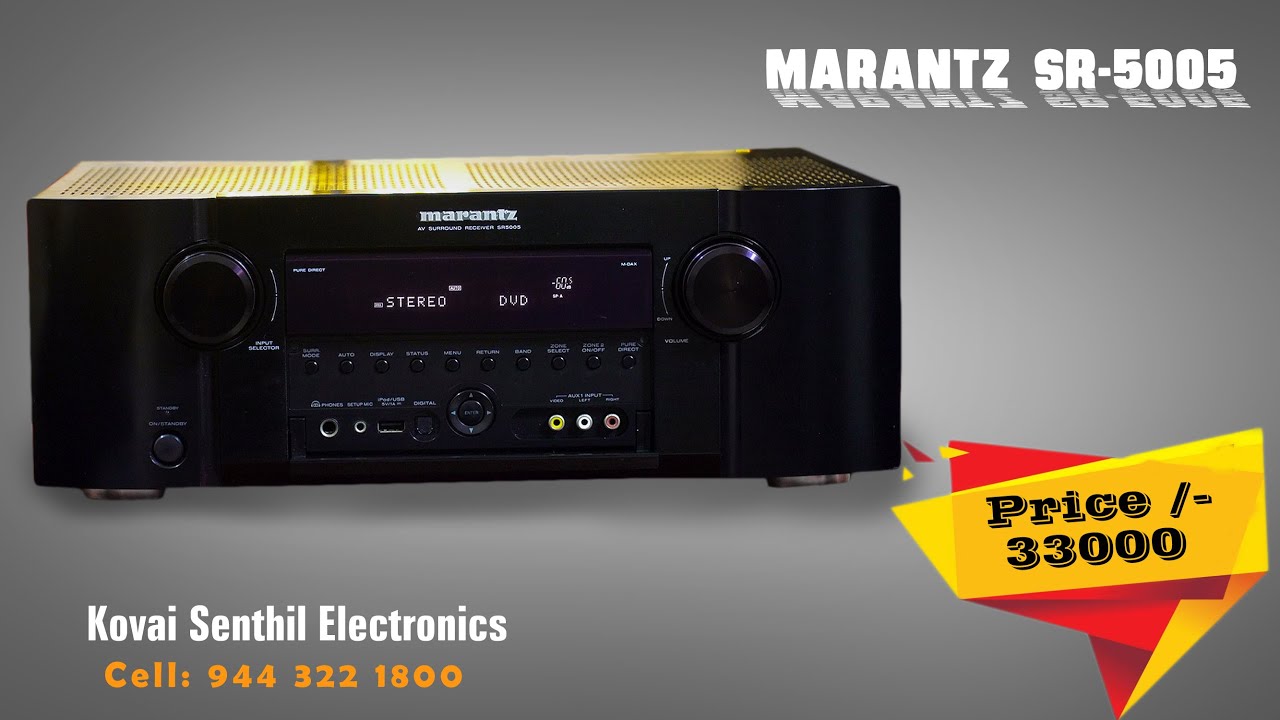 S#05#MARANTZ   SR5005 AV SURROUND 7.1 RECEIVER FOR SALE RS.33000
