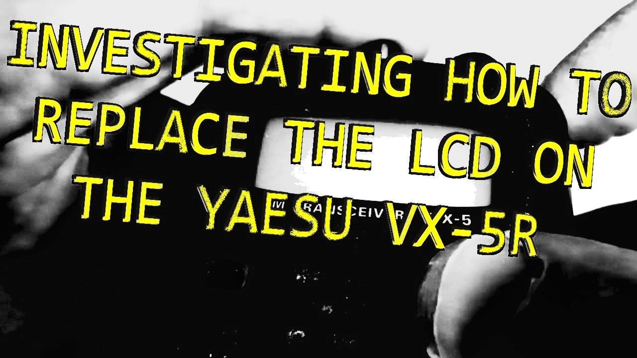 Как заменить дисплей на Yaesu VX-5