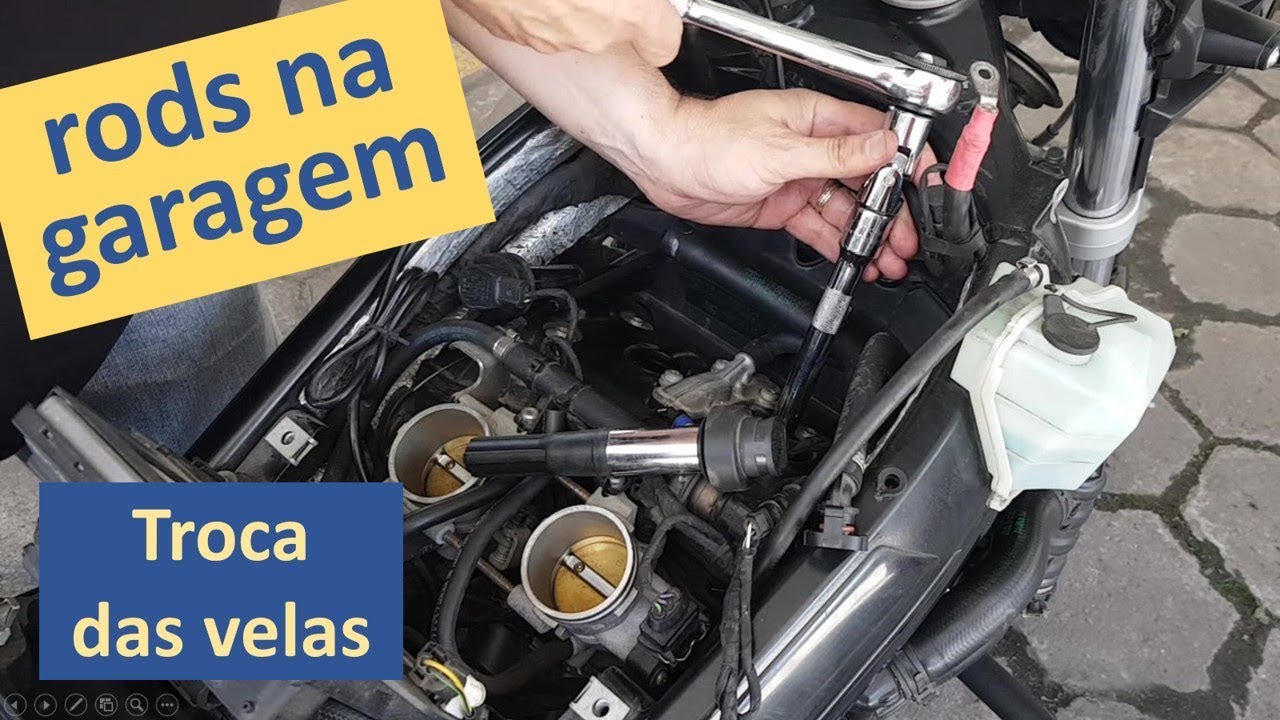 BMW F800R - Troca das velas de ignição #tutorial #motocicletas #manutenção