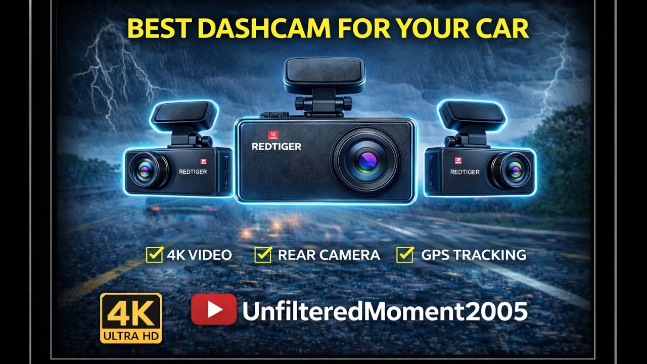 Redtiger F17 3-Channel Dashcam Review 🔥 4K Quality | Front + Rear + Cabin Camera | Honest Unboxing