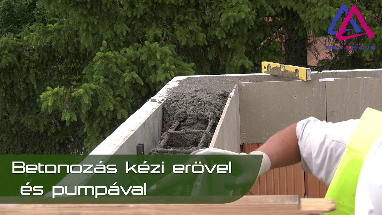 Bau-Haus - Vasbeton koszorúk zsaluzása