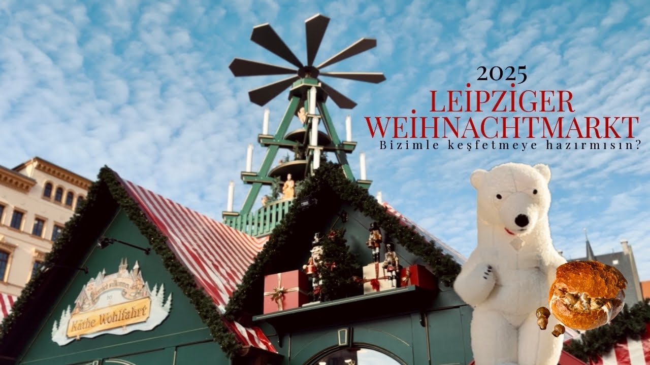 	2025 Leipzig Weihnachtsmarkt | Türkiye’de olmayan lezzetler: Championsbrot + Met +Baileys mix! 😋🎄| 