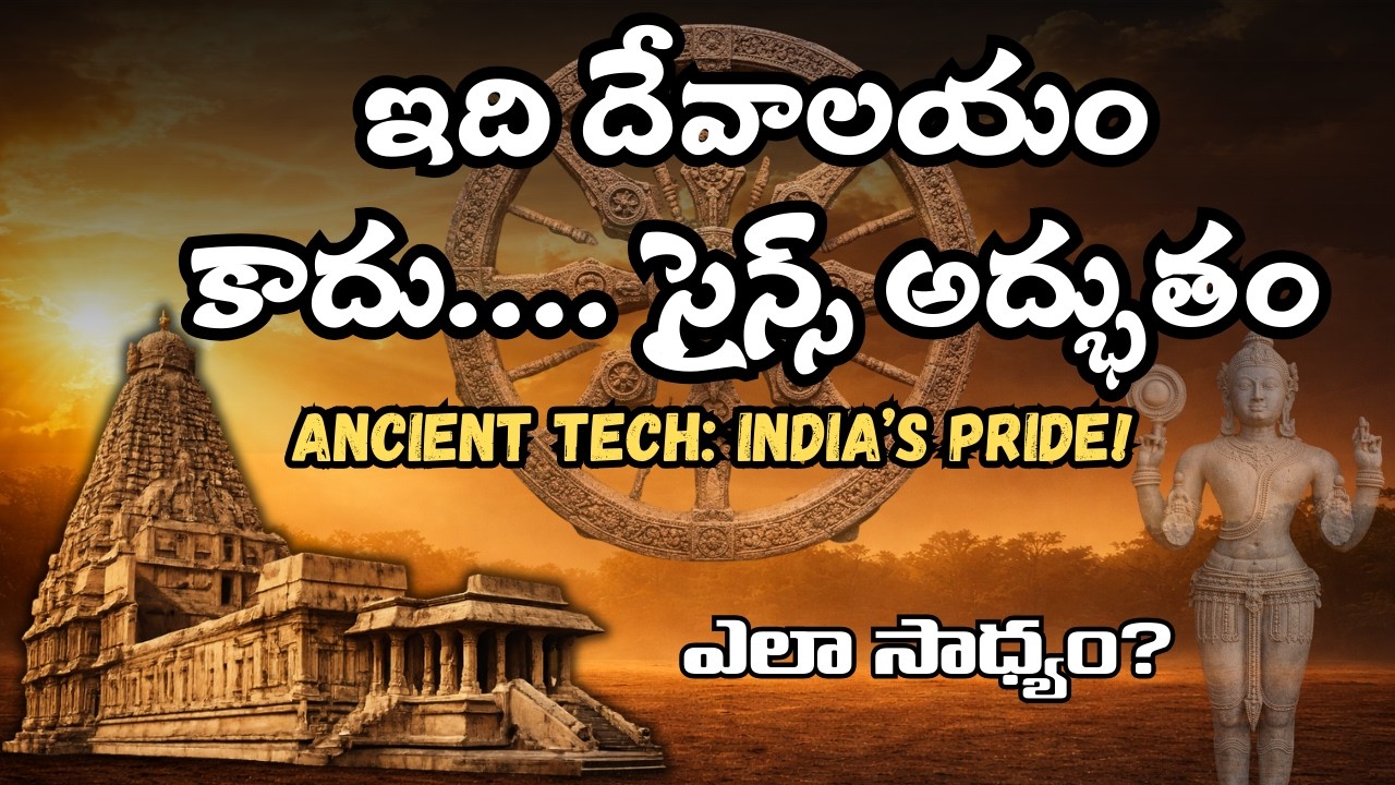 1000 సంవత్సరాల Ancient Temple Technology 😱 | Engineering Secrets Explained | Telugu Tech Anatomy