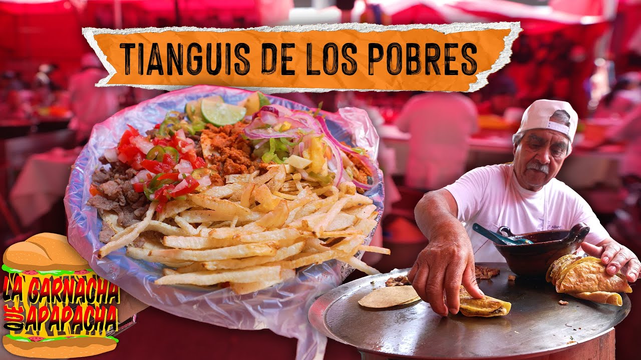 TIANGUIS de los POBRES donde comes COMO RICO | La garnacha que apapacha