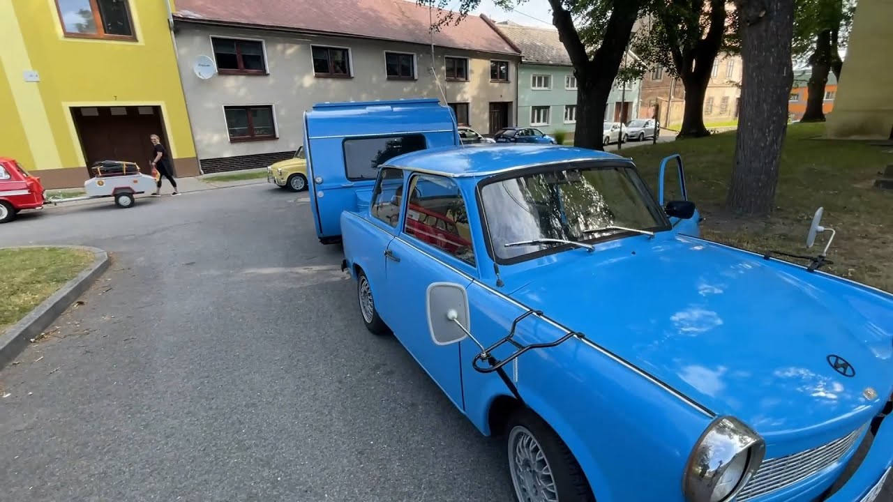 Cesta na trabant sraz Morava 2023