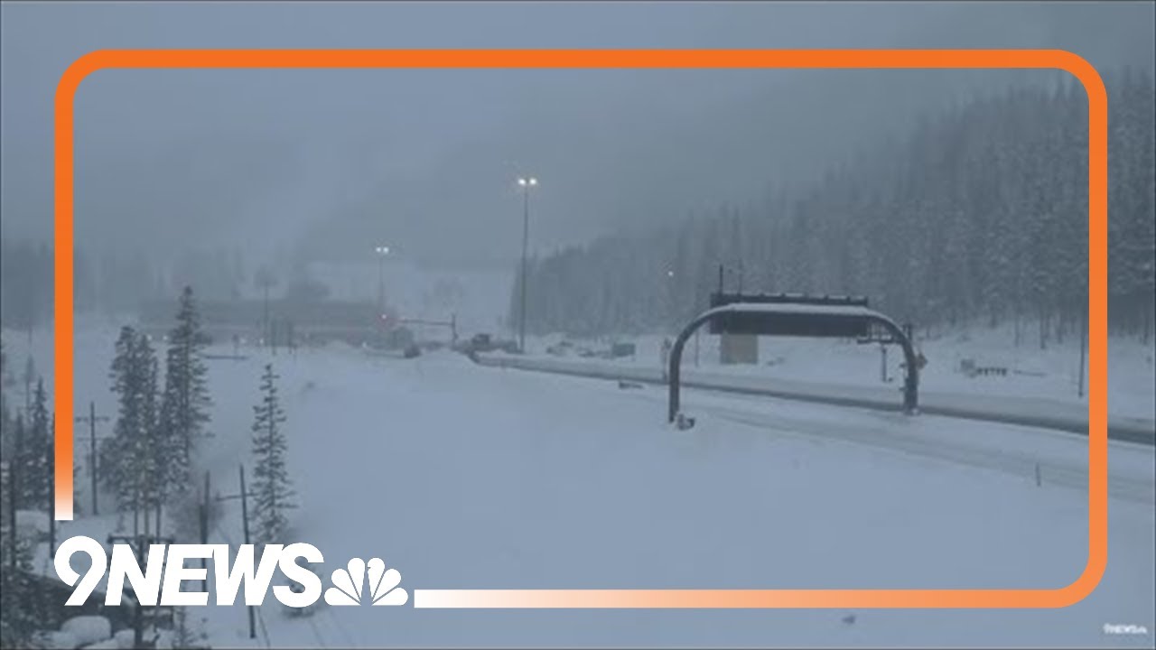 Winter Storm Warning: Snow falls in mountains of Colorado
