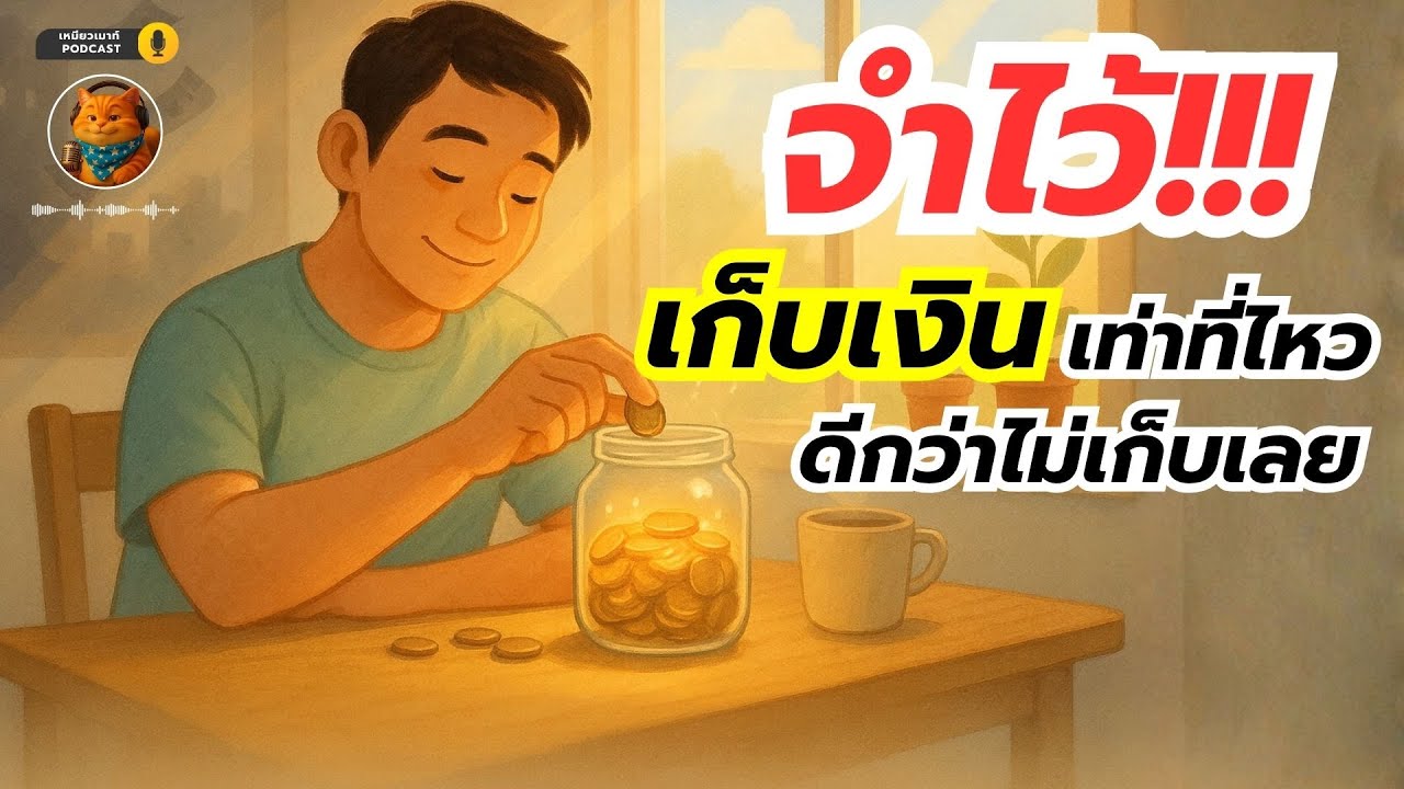 เก็บเงินเท่าที่ไหวดีกว่าไม่เก็บเลย #ออมเงิน #เก็บเงิน #วิธีออมเงิน #วิธีเก็บเงิน #การออมเงิน