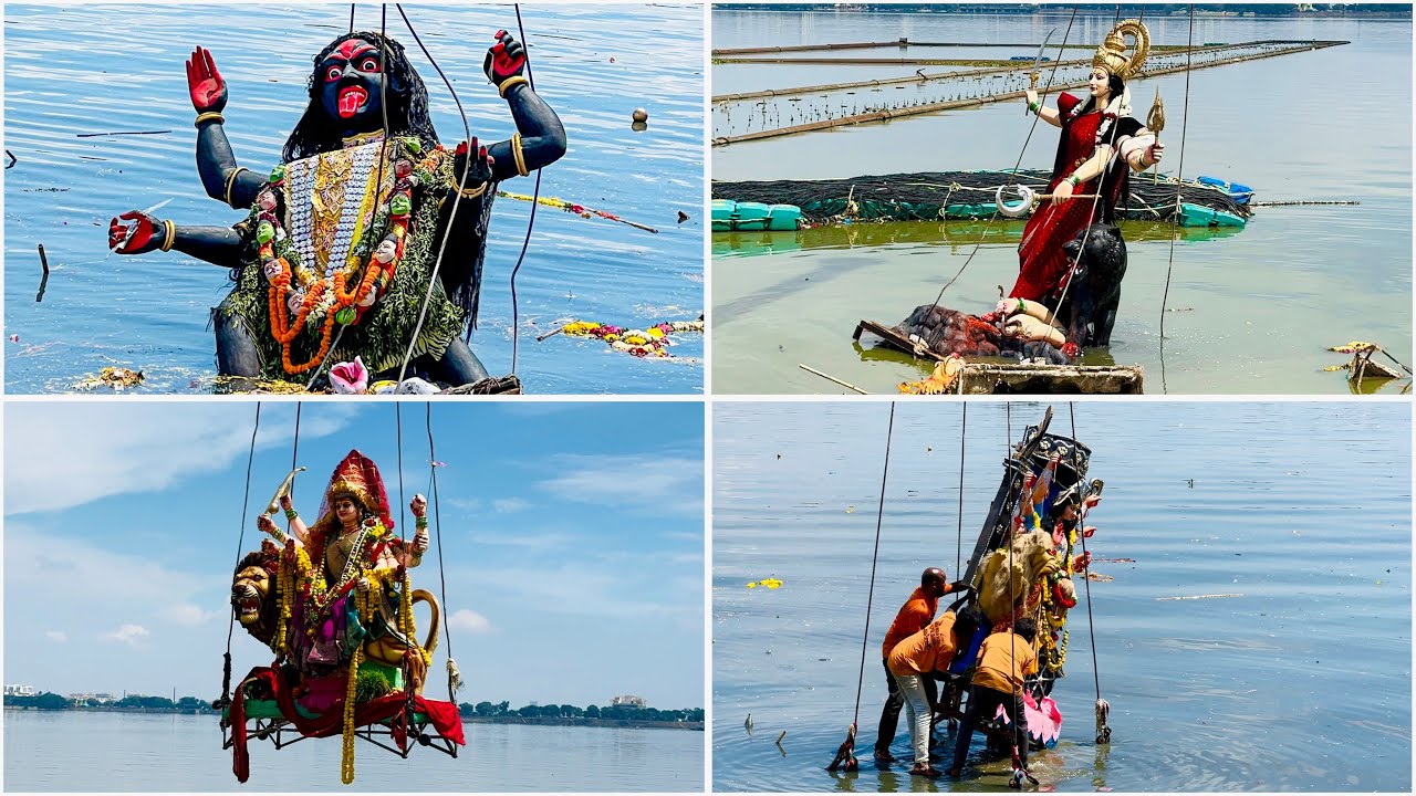 Durga maa Visarjan 2025 || Kali Mata Visarjan 2025 || Durga Mata Visarjan Hyderabad 2025