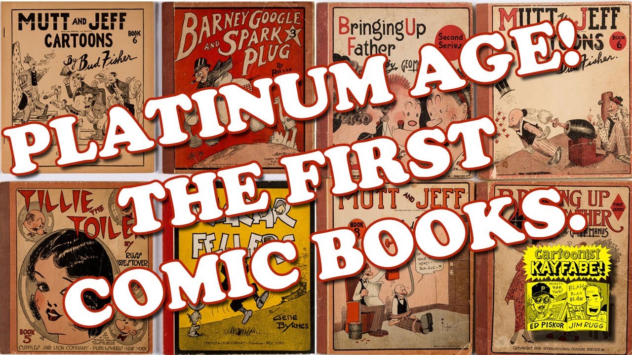 The First Comics Were From The Platinum Age! We're Looking at 100+ Yr Old Books With Warren Bernard!
