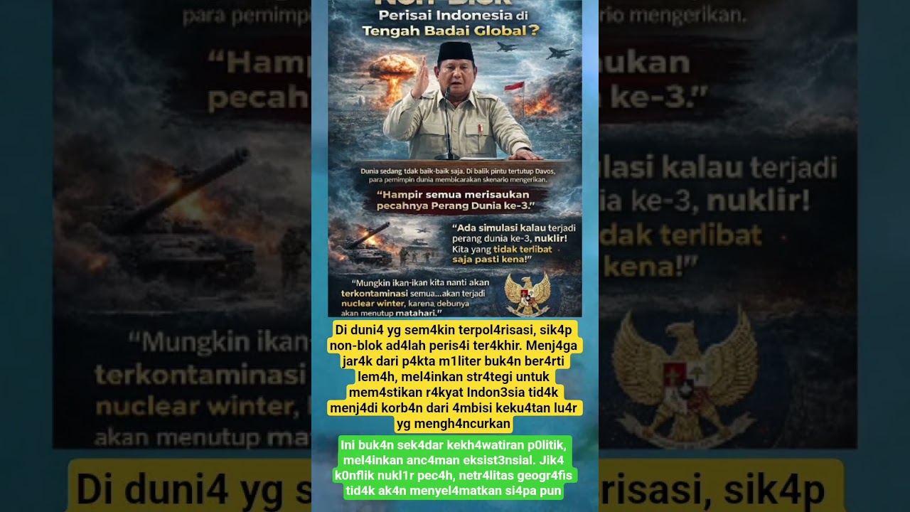 NON-BLOK!! Indonesia mncari keamanan u/ rakyat nya #fypyoutube #kisahnyata #kemanusiaan #shortvideo