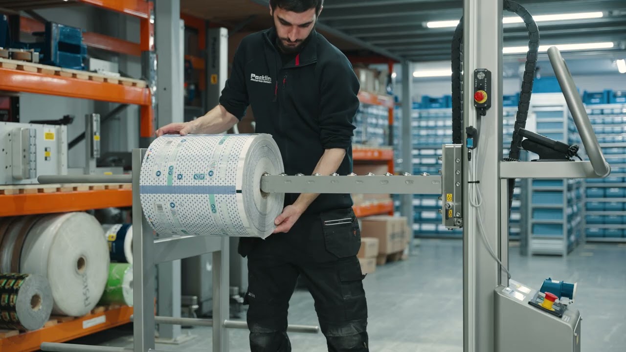 'Omni-Boom' Reel Handling Spindle Attachment