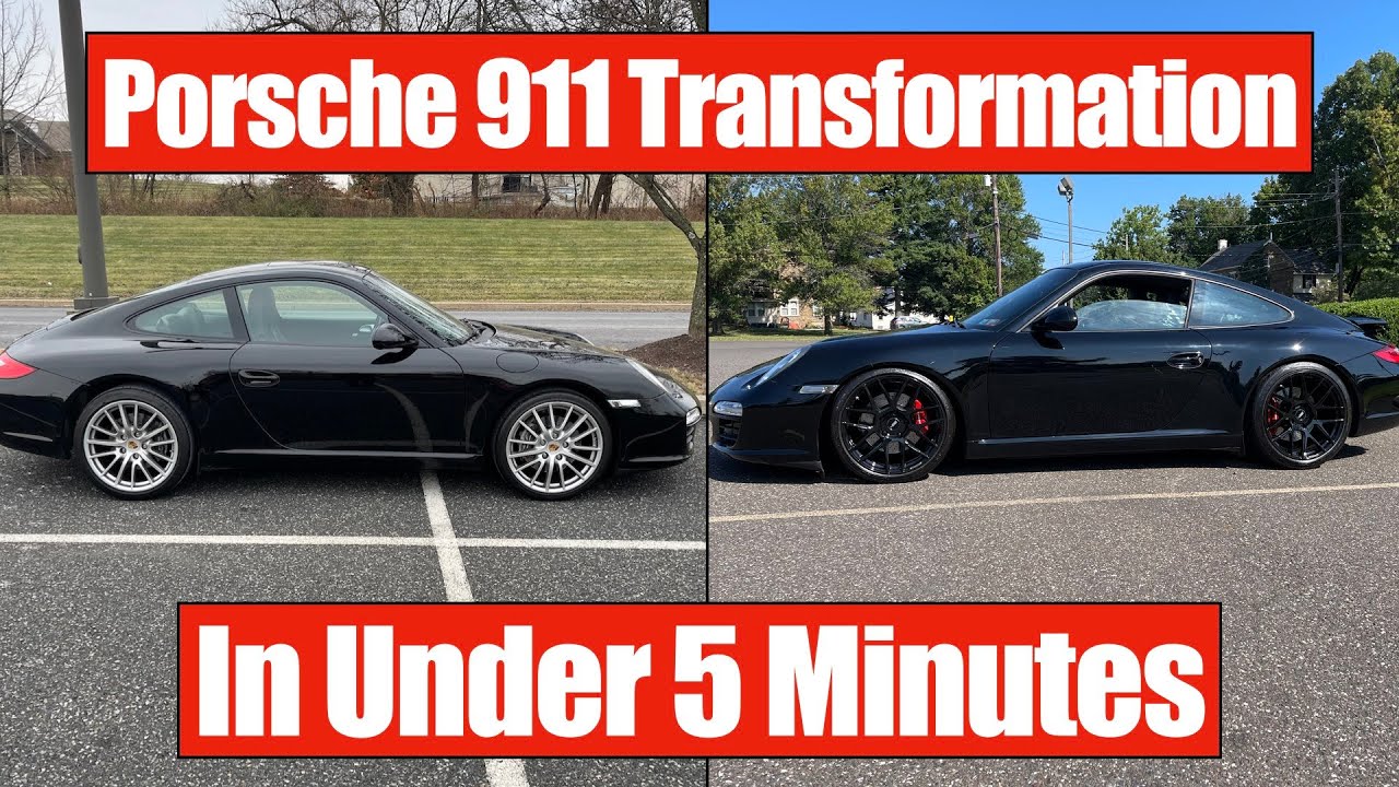 Porsche 911 Transformation in Under 5 Minutes.