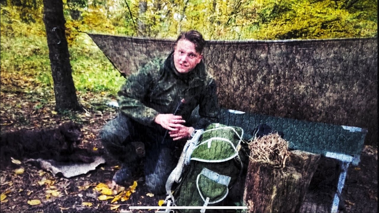 Biwak mit Feldbett - Meine Ausrüstung - Bushcraft - Gear loadout
