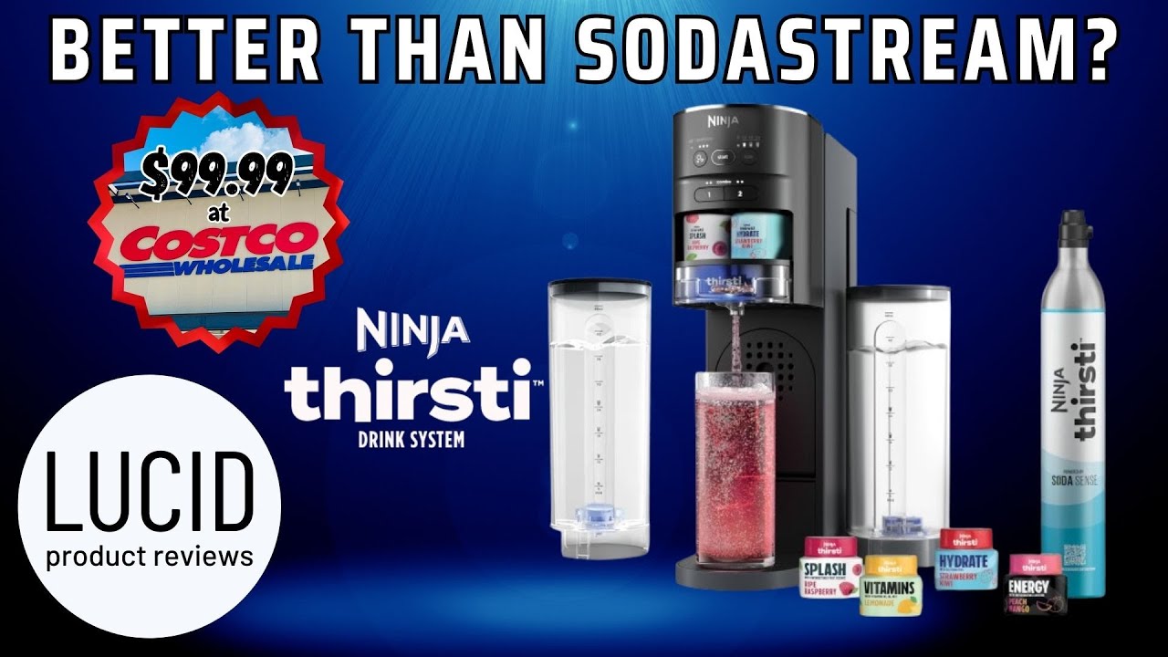 Ninja Thirsti Sparkling & Still Drink System - Review, How-To, Demos