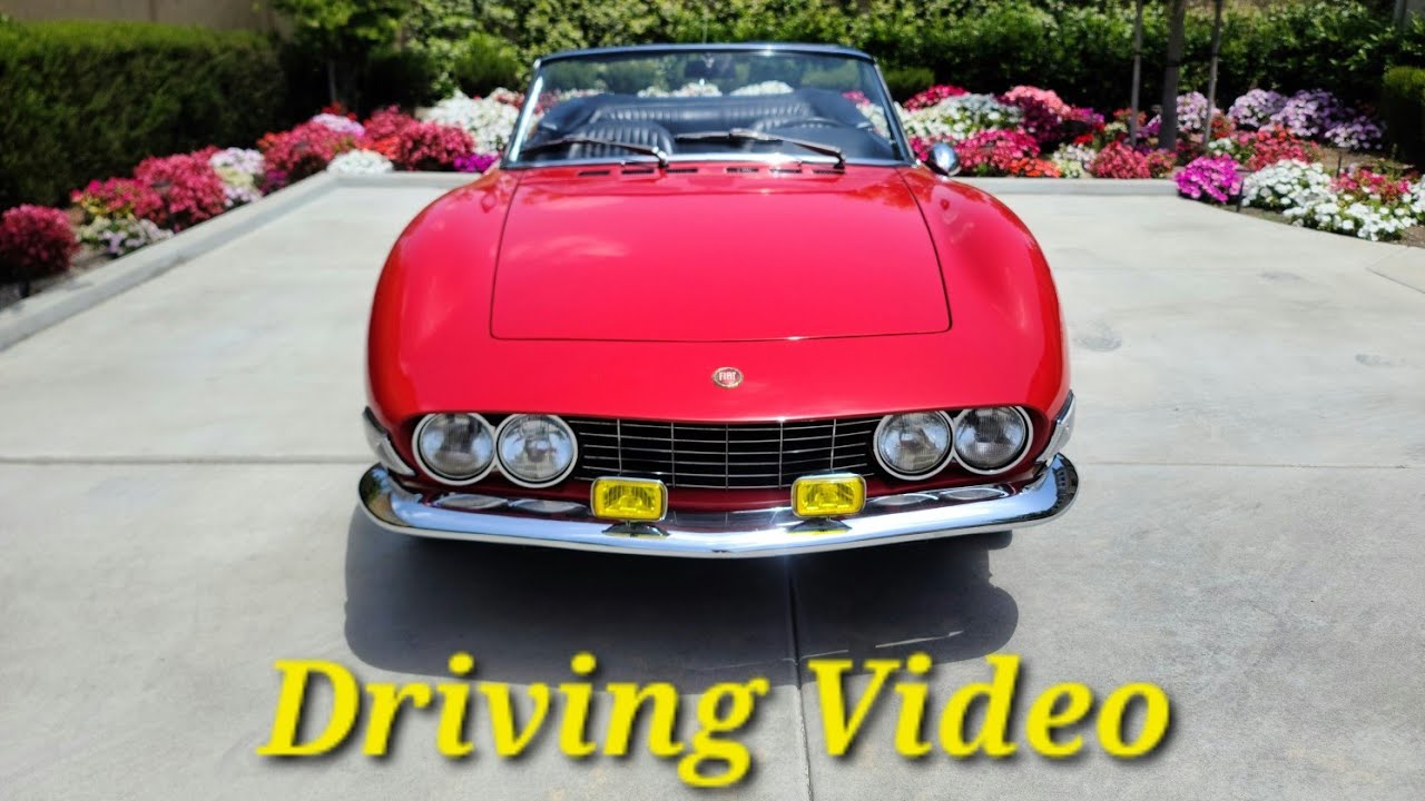 1967 Fiat Dino Spider S/N 282 DRIVING VIDEO